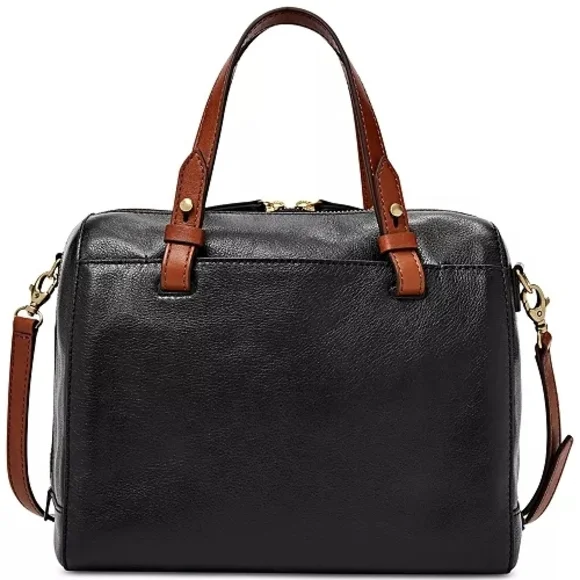 Fossil Rachel Black Small Satchel Preloved In Amazing Condition - Picture 2 of 15